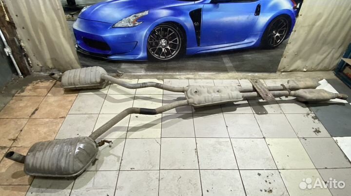 Резонатор, глушитель задний BMW 7 E38 M62B44