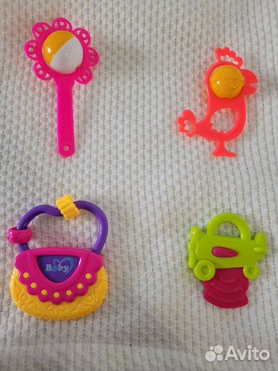 Набор погремушки грызунок прорезыватель