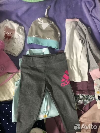 Продам пакет вещей для девочки от 0 до года