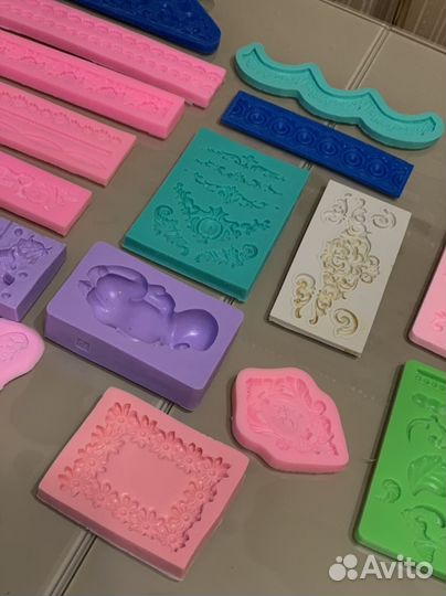 Молд силиконовый, вырубки, формы для печенья