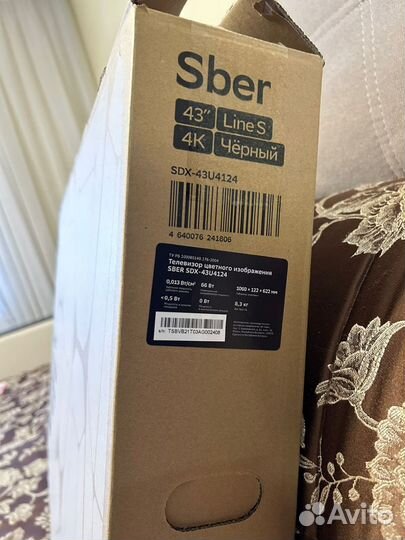 Телевизор sber 43 4k