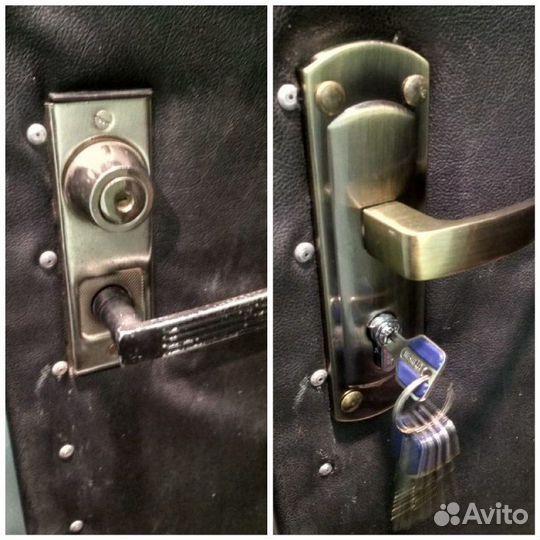 Ремонт двери/замков после некачественного вскрытия