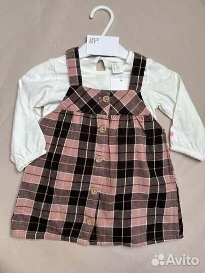 Комплект для девочки сарафан h&m 68