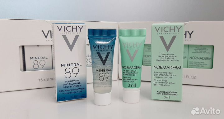 Vichy mineral 89 сыворотка и крем Normaderm