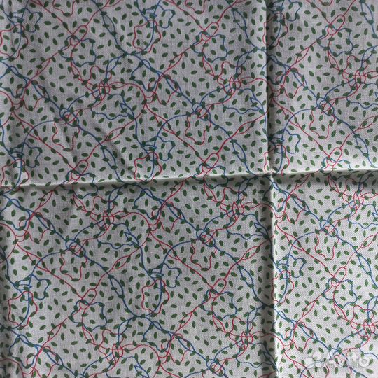 Павловопосадский платок СССР, кремовый новый