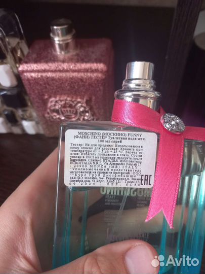 Туалетная вода тестер moscino funny