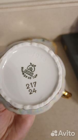 Чайный сервиз фарфор ГДР Мадонна