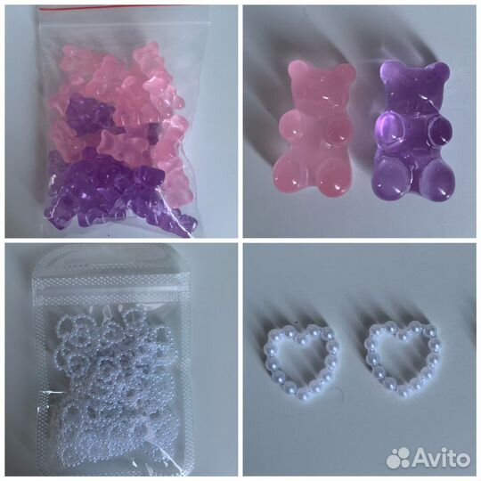 Объёмные фигурки для ногтей