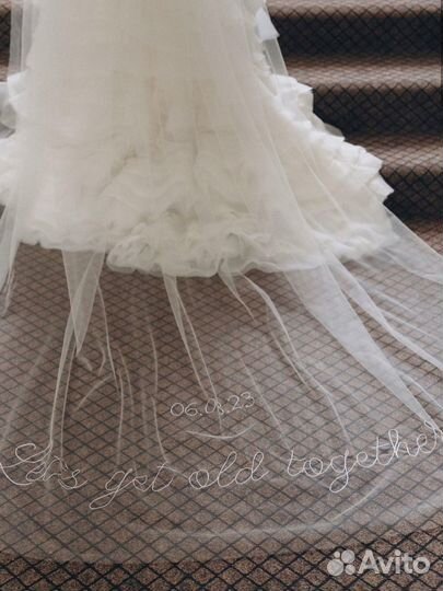 Фата с вышивкой (на заказ)