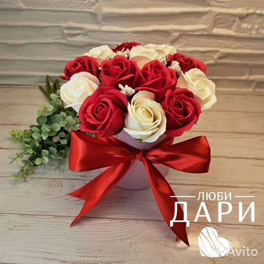 Букеты из мыльных цветов