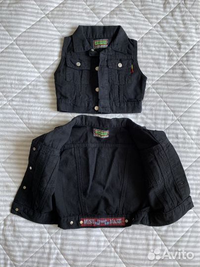 Жилет джинсовый детский 80-104