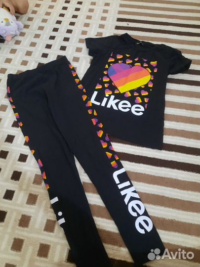 Комплект футболка и лосины