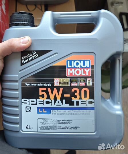 Масло моторное 5w40, 5w30 Liqui Moly