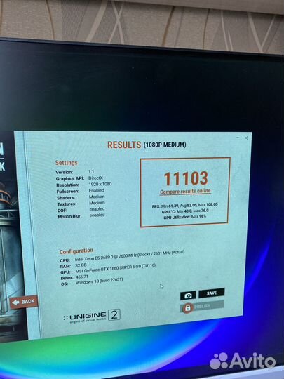 Видеокарта MSI GTX 1660 super Ventus