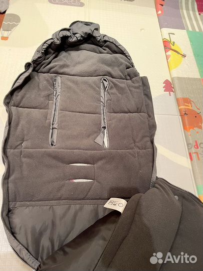 Зимний конверт в коляску leokid