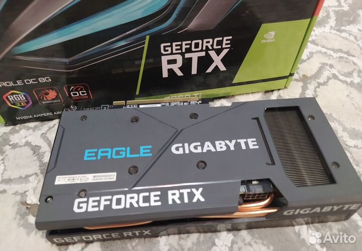 Видеокарта gigabyte 3060 Ti eagle OC на гарантии