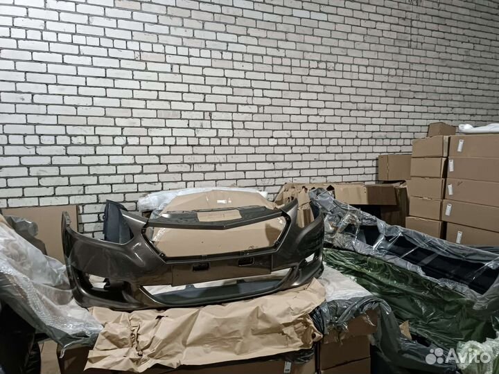 Бампер передний datsun он до золотисто коричневый