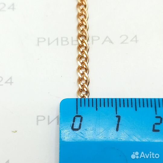 Золотой браслет “Нона” 585 проба 3.21 грамм 17 см