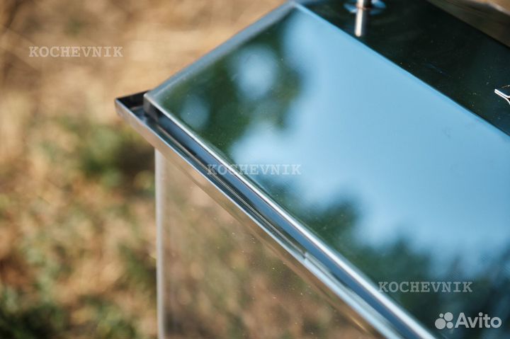 Коптильня из нержавейки 1,2мм 30*50*30