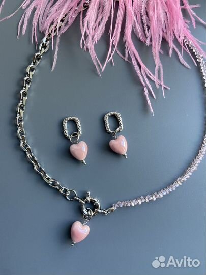 Сет украшений.Чокер колье и серьги
