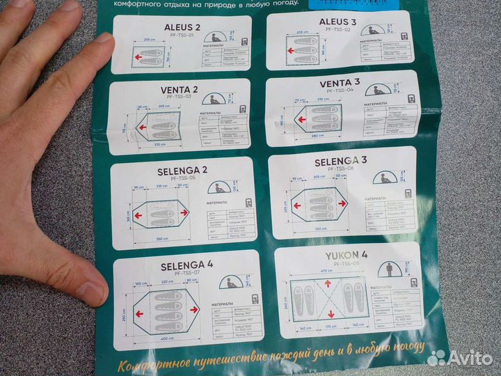 Палатка туристическая Selenga 4
