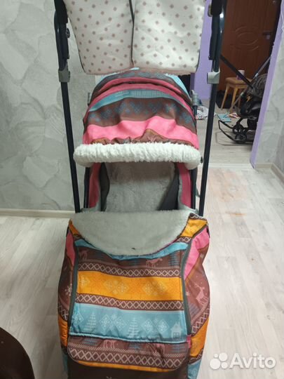 Коляска санки ника 7 3