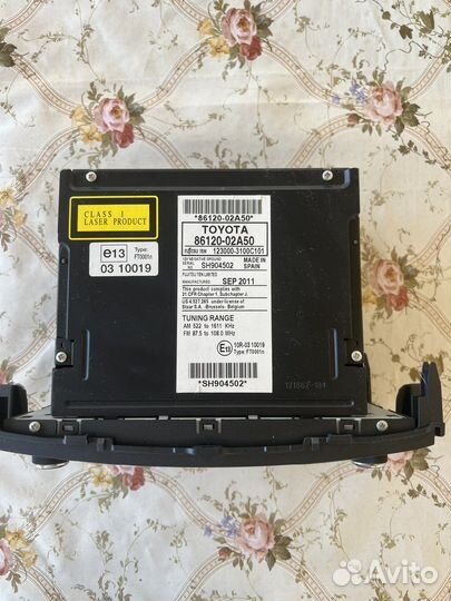 Мультимедиа кат.номер. 8612002A50 от Тойоты