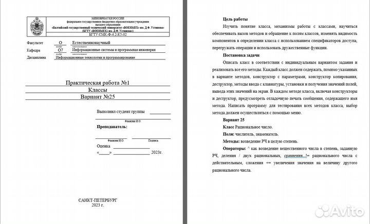 Программист, помощь школьникам/студентам