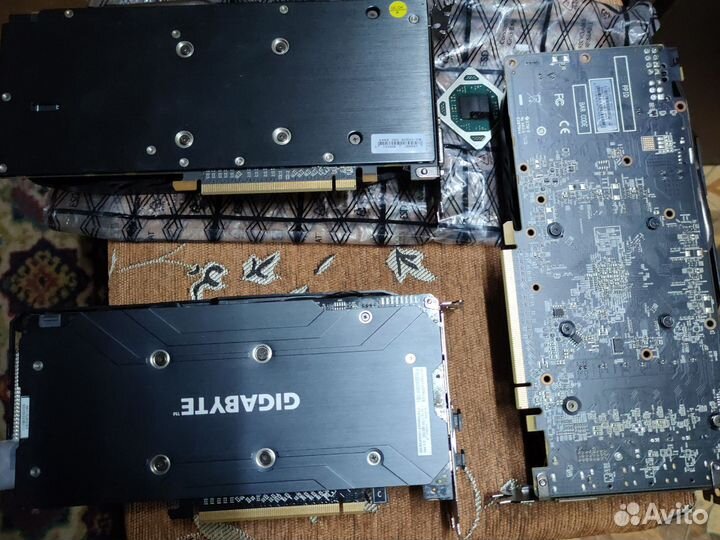 Видеокарты Rx580 под запчасти или ремонт