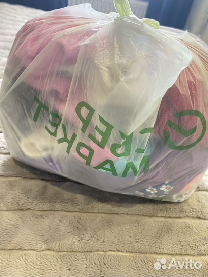 Большой пакет одежды на девочку 74-80