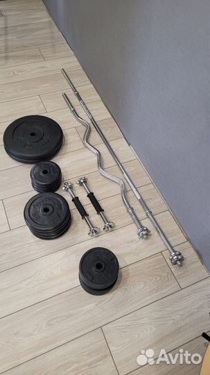 Штанга гриф блины бу