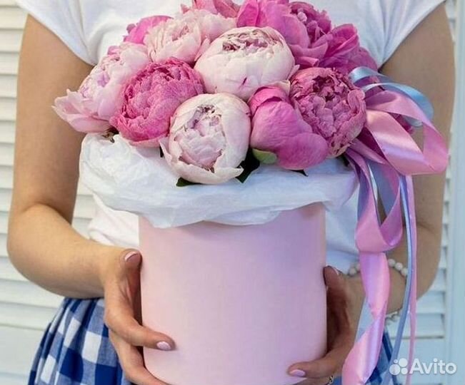 Пионы Розы Доставка