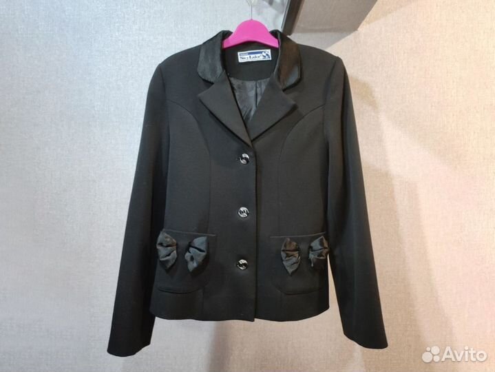 Пиджак для девочки, рост 140 см