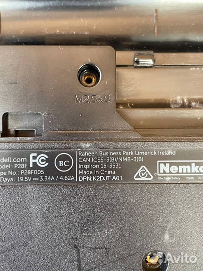 Dell 15-3531 в разбор