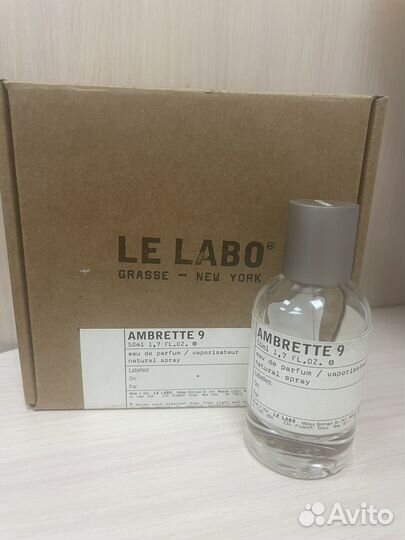 Le labo ambrette 9 оригинал