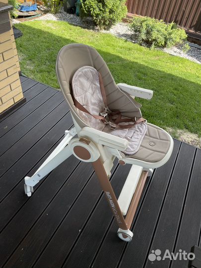 Детский стульчик для кормления happy baby