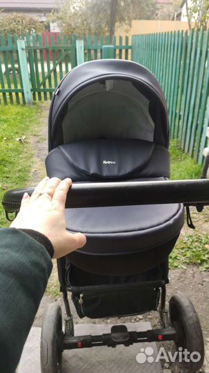 Коляска 2 в 1 эко кожа