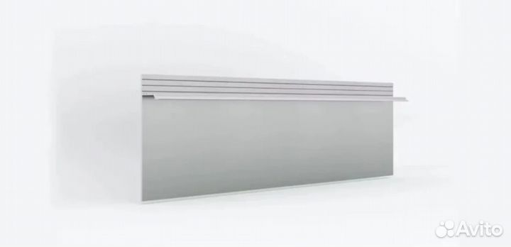 Скрытый плинтус напольн. анодиров-ый 3 м