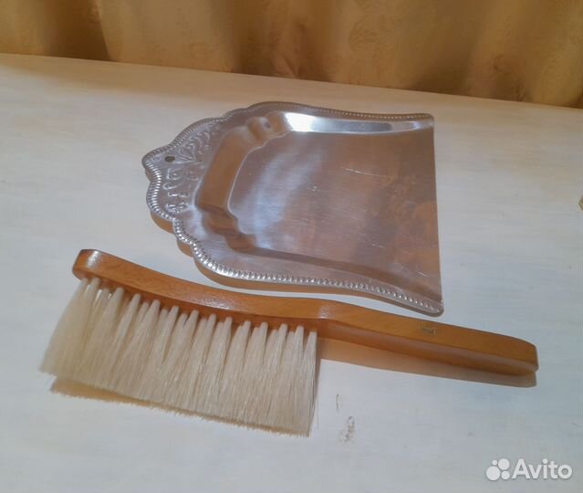 Щётка и совок для стола, для сметания крошек. СССР