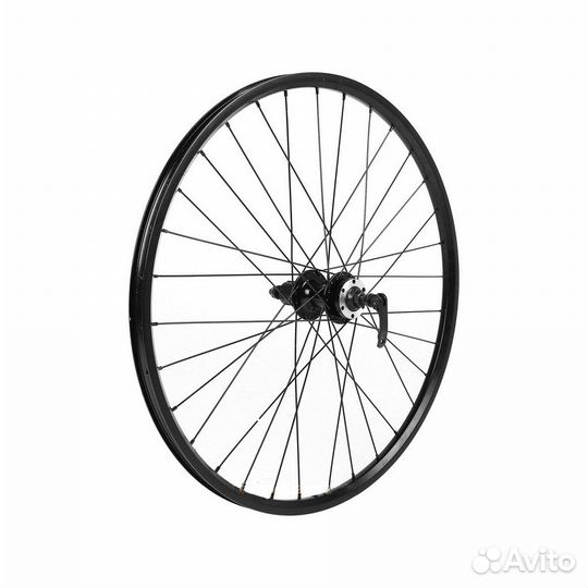 Колесо заднее 26 пром/кассета. Черное (32-3)