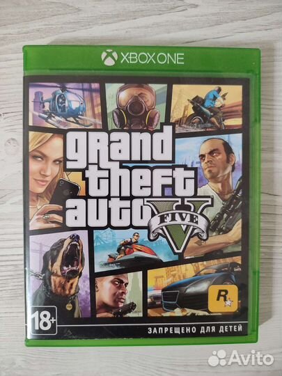 Диск GTA 5 на Xbox One