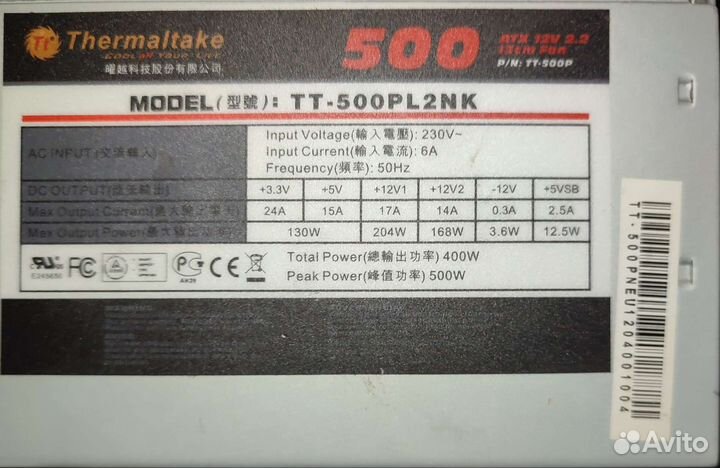 Видеокарта asus engtx560 Ti DC/2DI/1GD5 блок пит