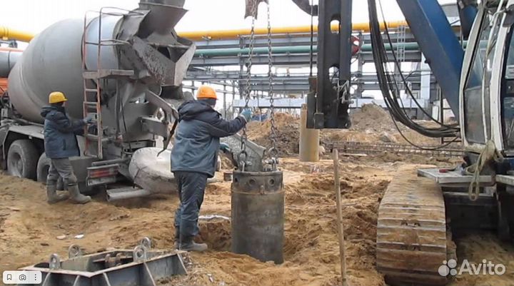 Доставка бетона М450 миксером