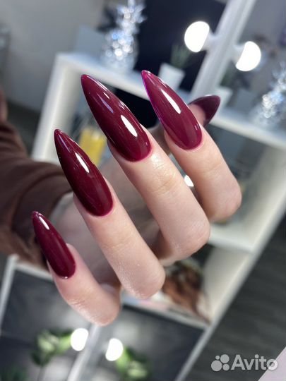 Маникюр гель лак в салоне/ Укрепление ногтей