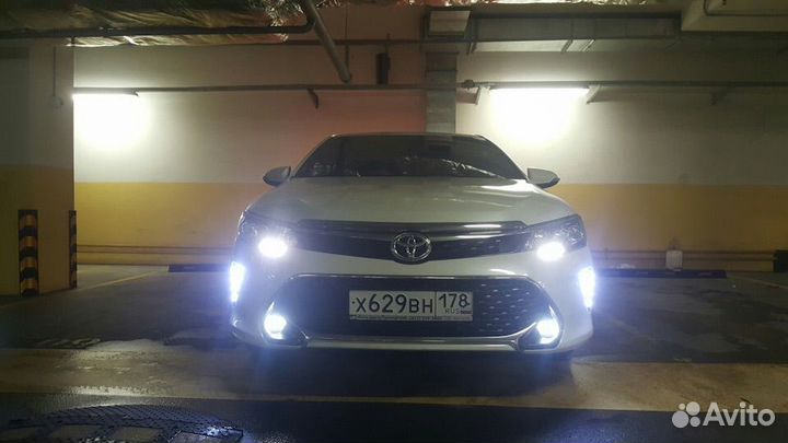 Camry 55 LED Фонари дхо в передний бампер N2YO8