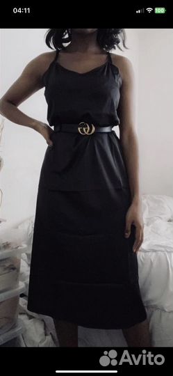 Платье комбинация атлас летнее