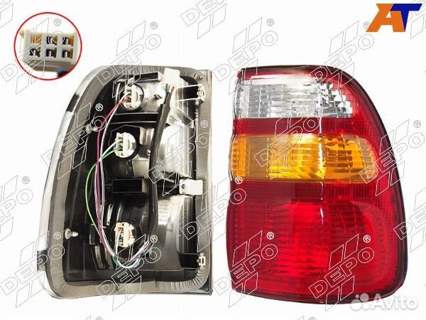 Фонарь задний toyota land cruiser