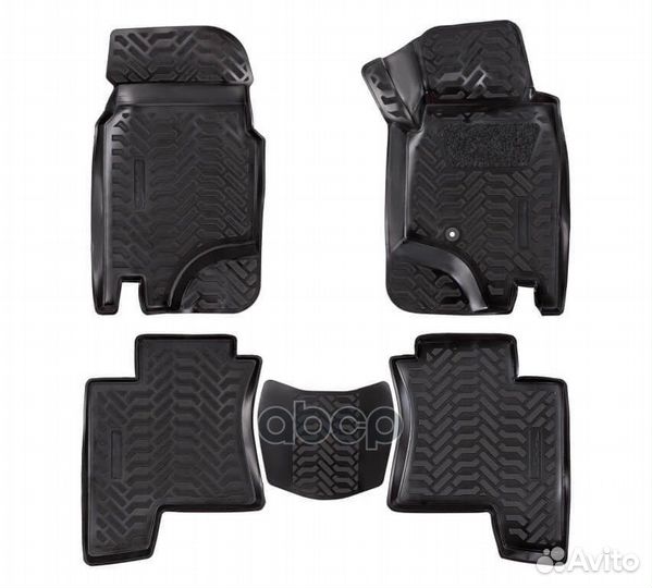 Ковры в салон (3D с подпят.) для а/м Pajero II