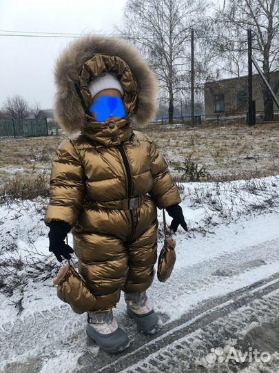 Зимний комбинезон moncler р 80 86, 92, 98