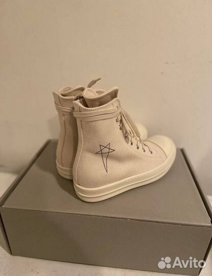 Rick Owens Wmns drkshdw Fogachine Pentagram milk